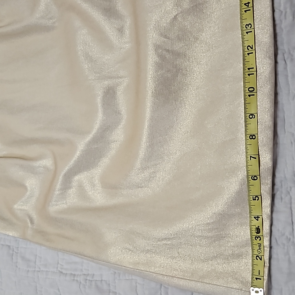 Escada Luxury Champagne Cream  Sheath dress with pockets! Silk/cotton blend - Picture 13 of 13